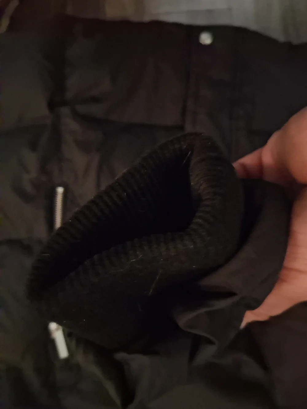 Michael Kors Black Quilted Long Puffer Coat